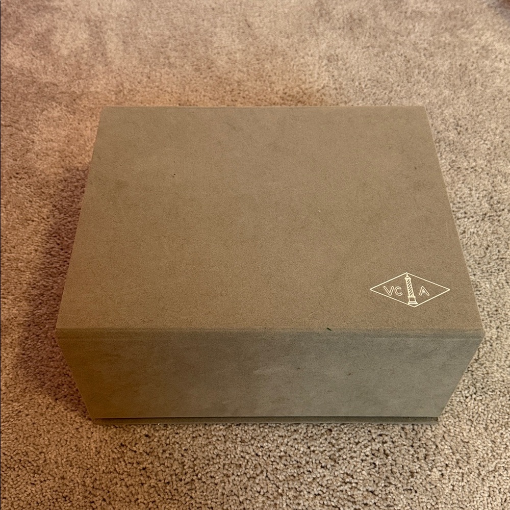 VCA Suede Jewelry Box